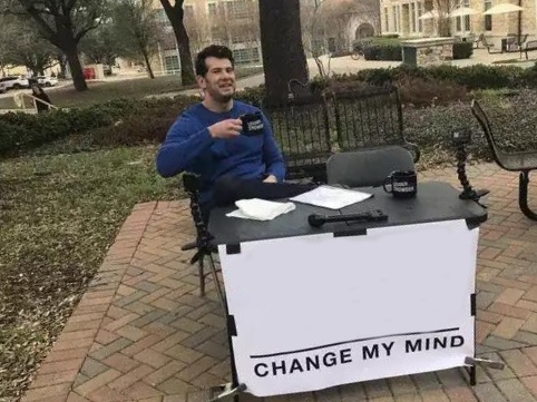 Change My Mind meme about Popov Leather