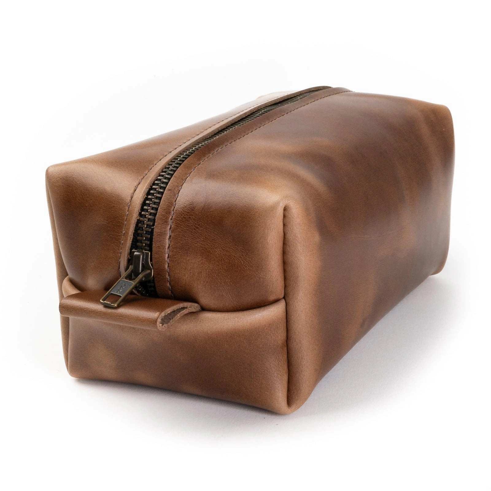 Leather Toiletry Bag - Natural Popov Leather